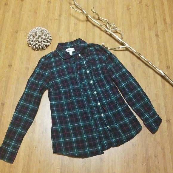 J CREW PERFECT PLAID BUTTON DOWN - Picture 4 of 8